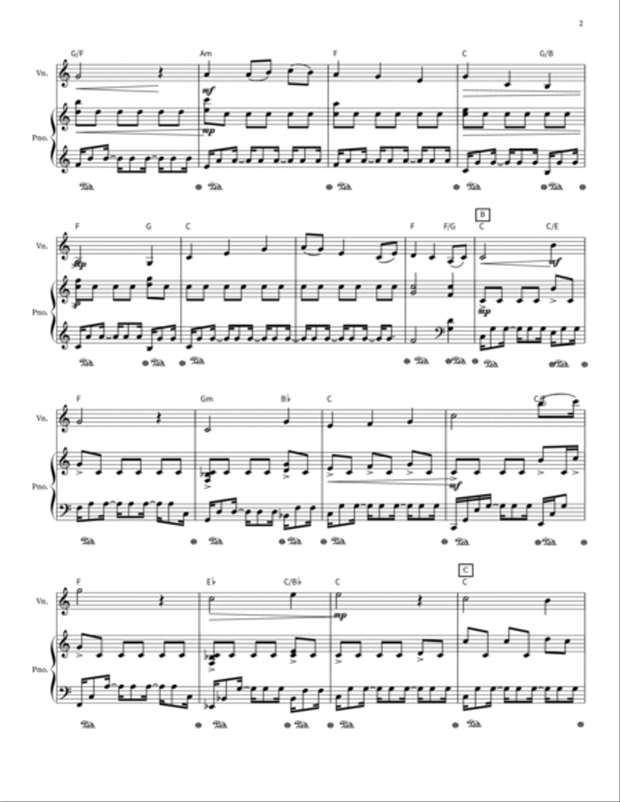 Be Thou My Vision String Duet scores gallery preview page 2