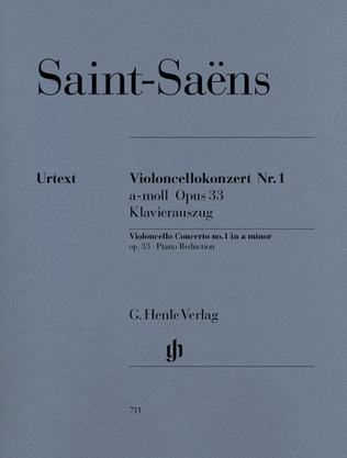 Book cover for Concerto for Violoncello and Orchestra A Minor Op. 33, No. 1