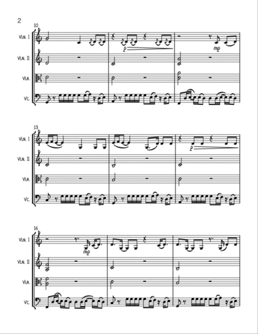 Girls Like You String Trio scores gallery preview page 2