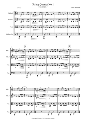 String Quartet No.1 (movement 3)