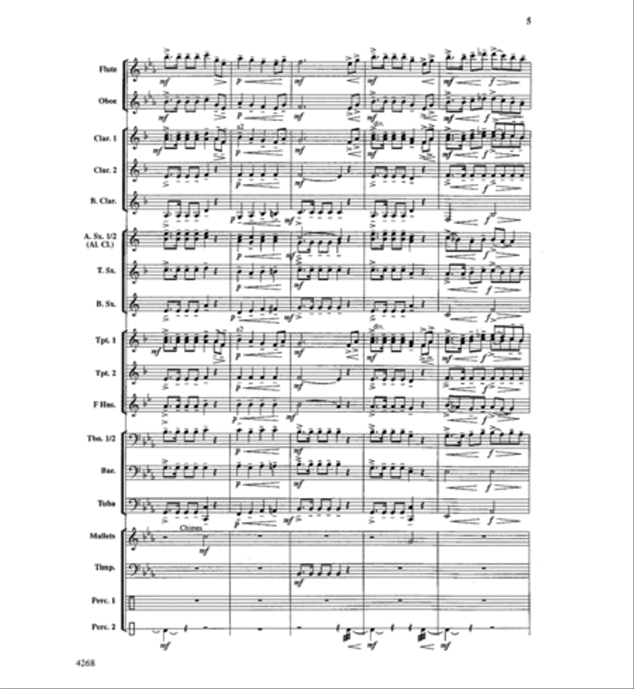 Winchester Chronicles Winchester Chronicles Concert Band scores gallery preview page 4