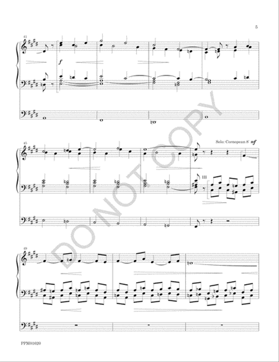 An Evocation of Urbs beata Jerusalem Organ scores gallery preview page 8