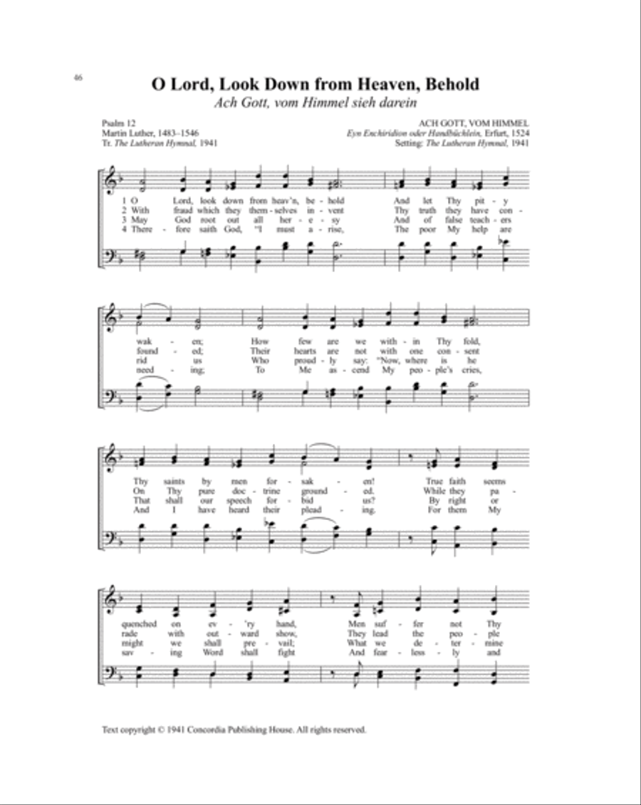 The Hymns of Martin Luther 4-Part scores gallery preview page 9