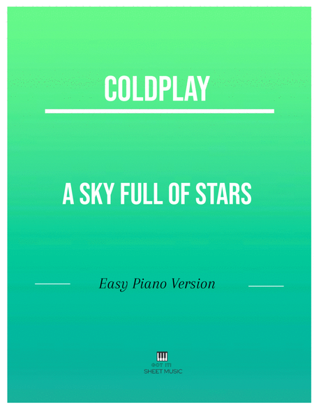 Coldplay - A Sky Full of Stars (Easy Piano Version) image number null