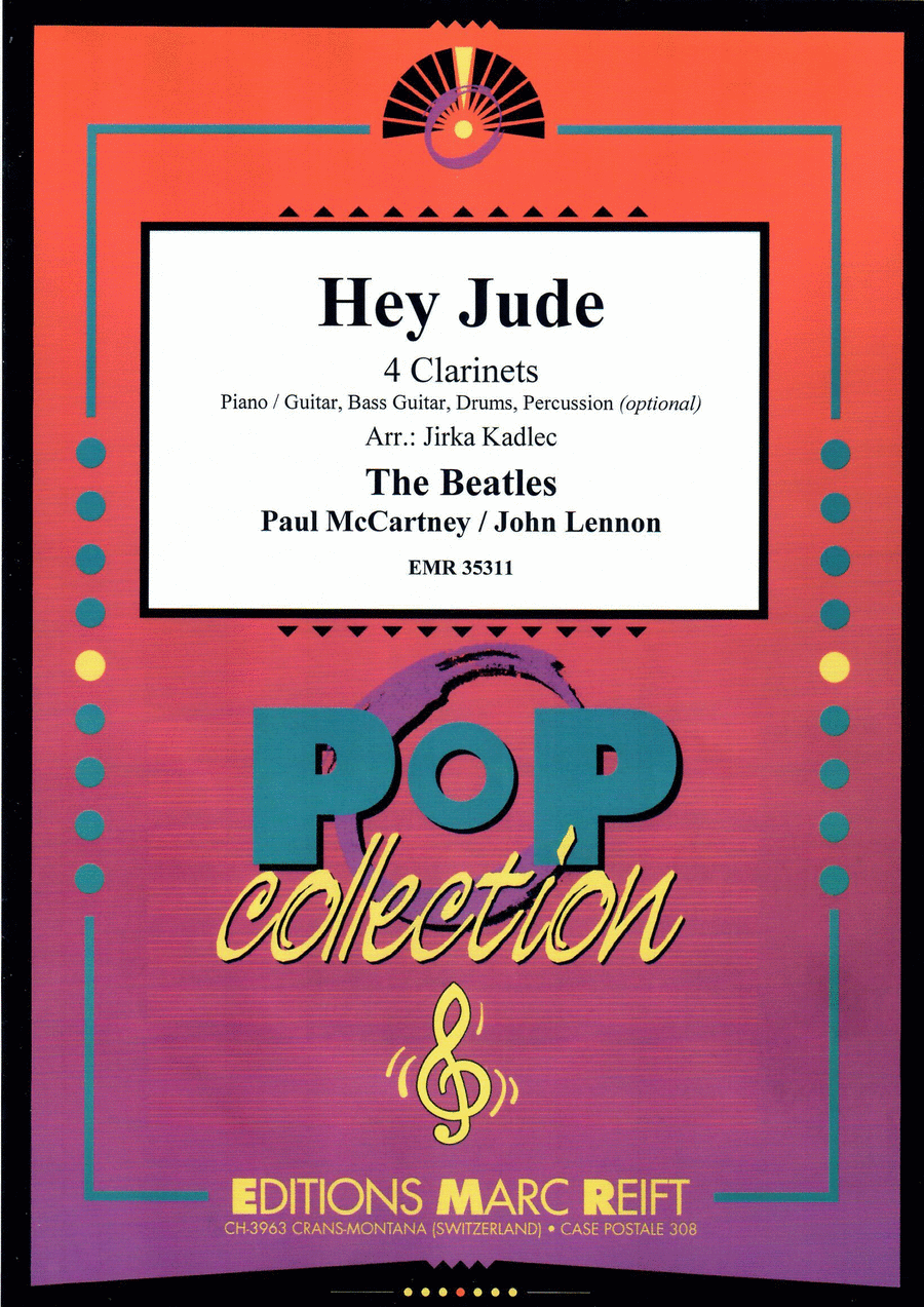 Hey Jude Clarinet scores gallery preview page 1