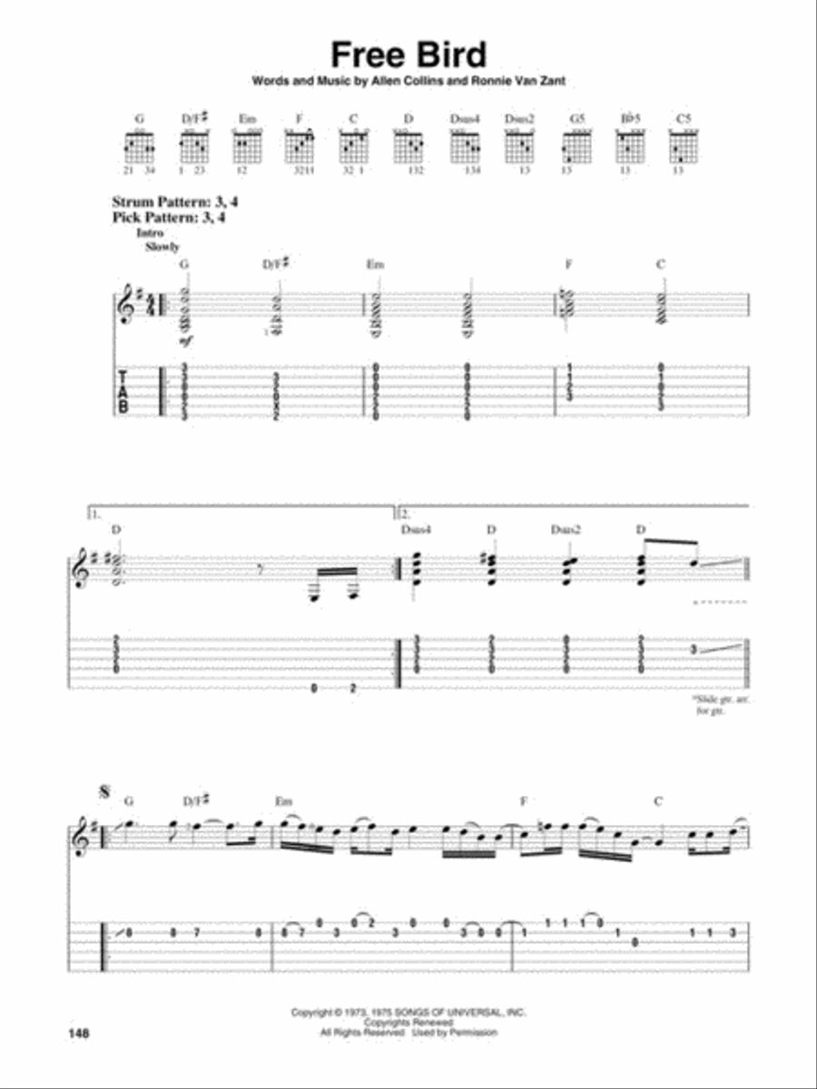 VH1's 100 Greatest Hard Rock Songs Guitar Tablature scores gallery preview page 9