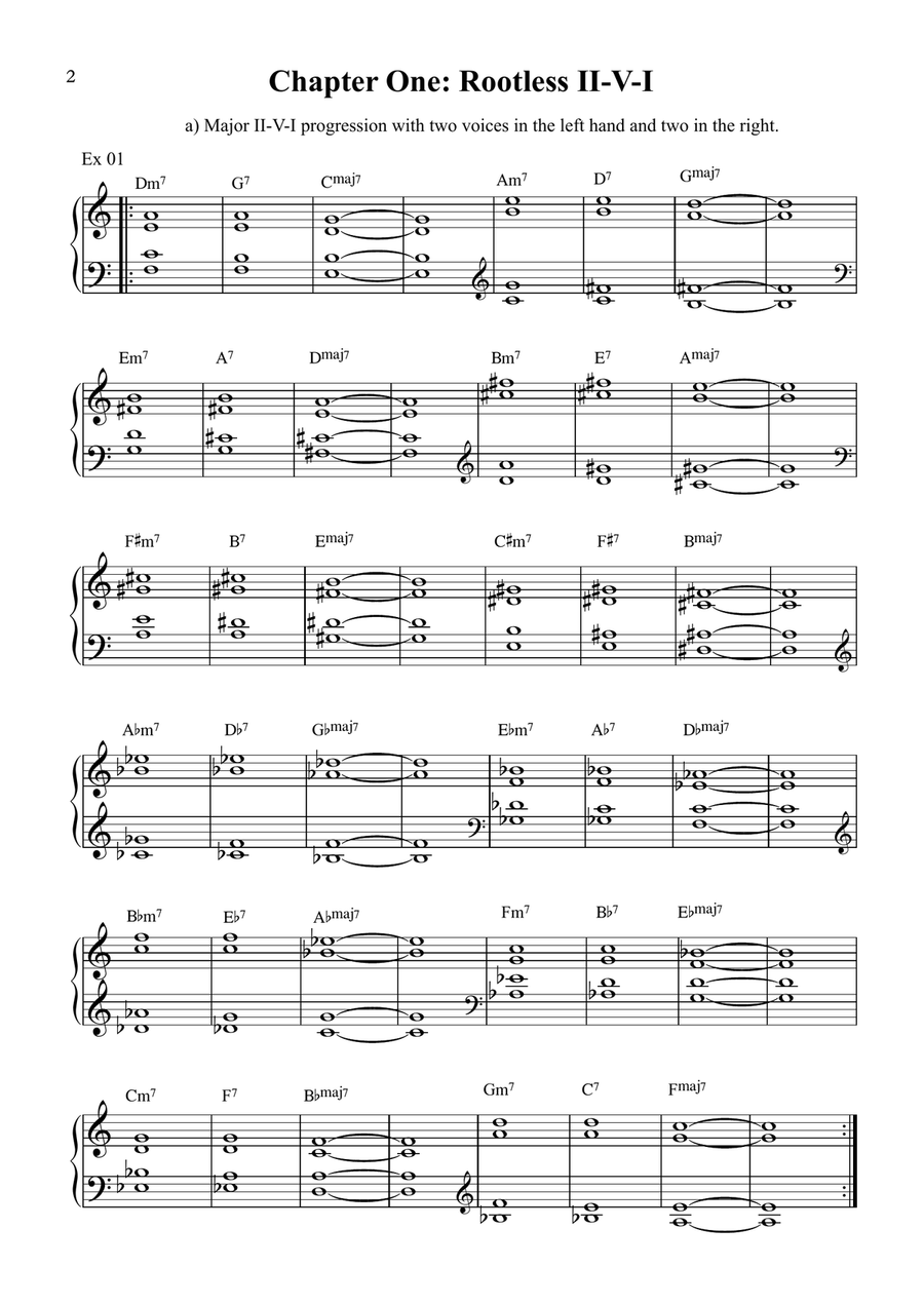 Advanced Harmonic Exercises for Jazz Piano Piano Method scores gallery preview page 6