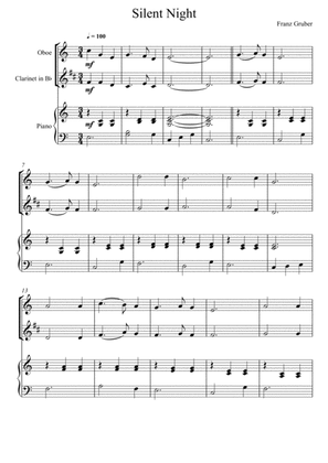 Franz Gruber - Silent Night (Oboe and Clarinet Duet)