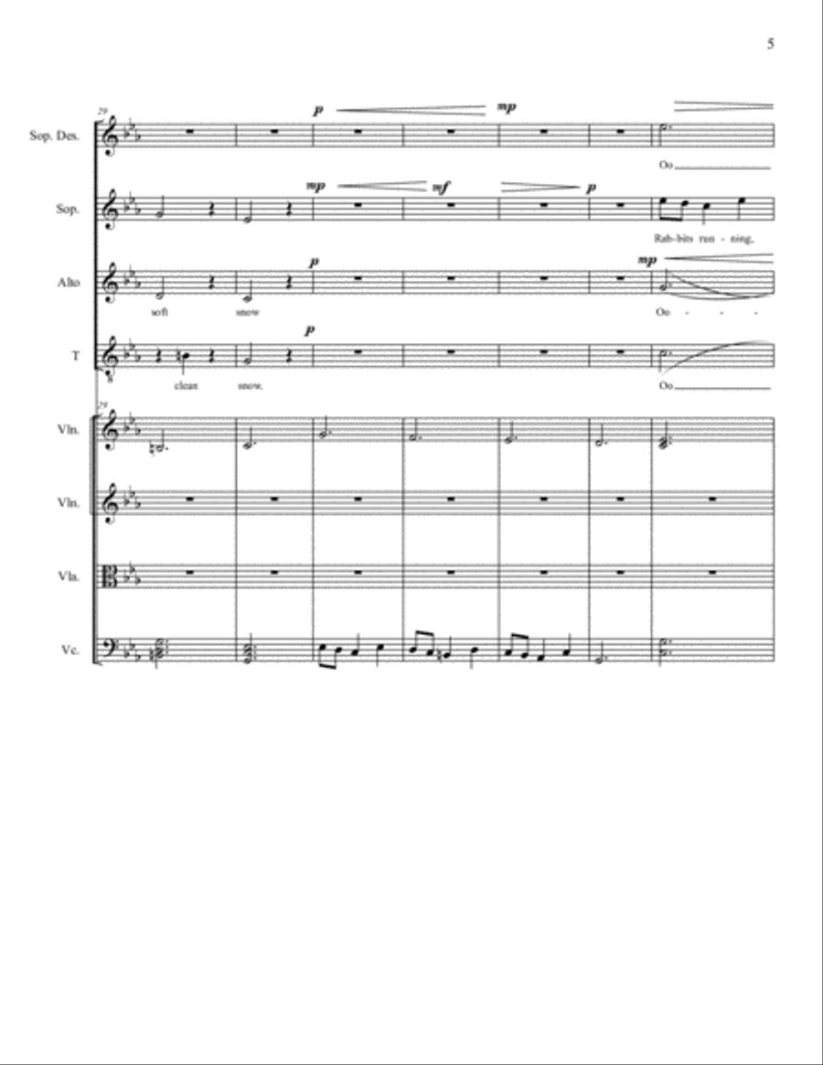 The Magical Woods Choir scores gallery preview page 5