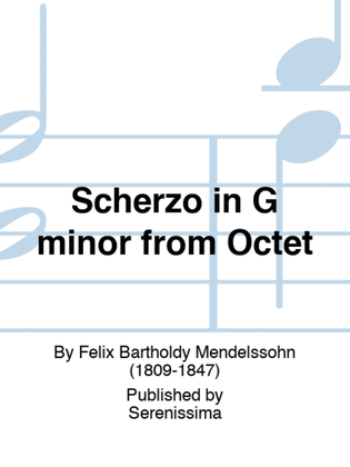 Book cover for Scherzo in G minor from Octet