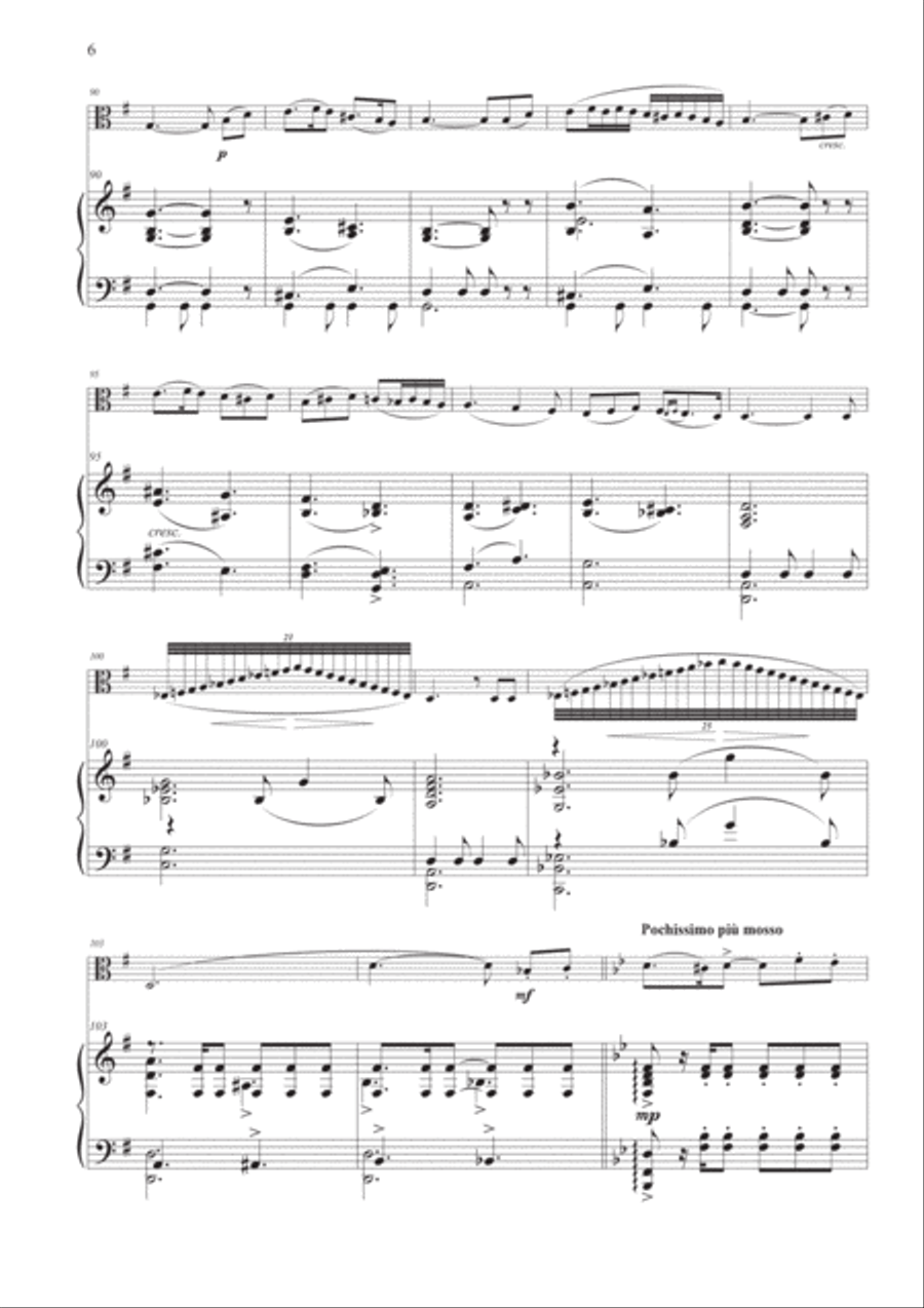 Scheherazade for Viola and Piano Chamber Music scores gallery preview page 6
