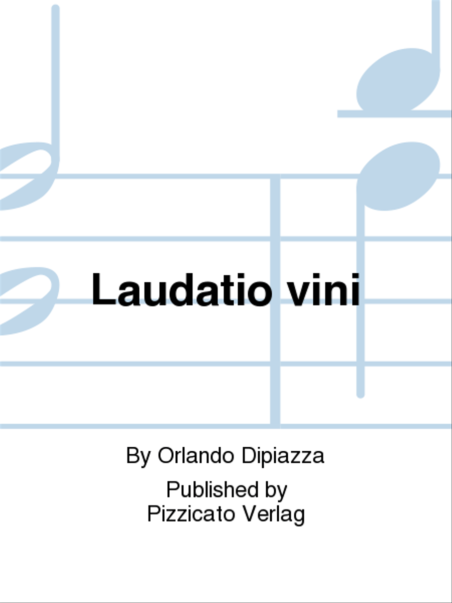 Laudatio vini Praise scores gallery preview page 1