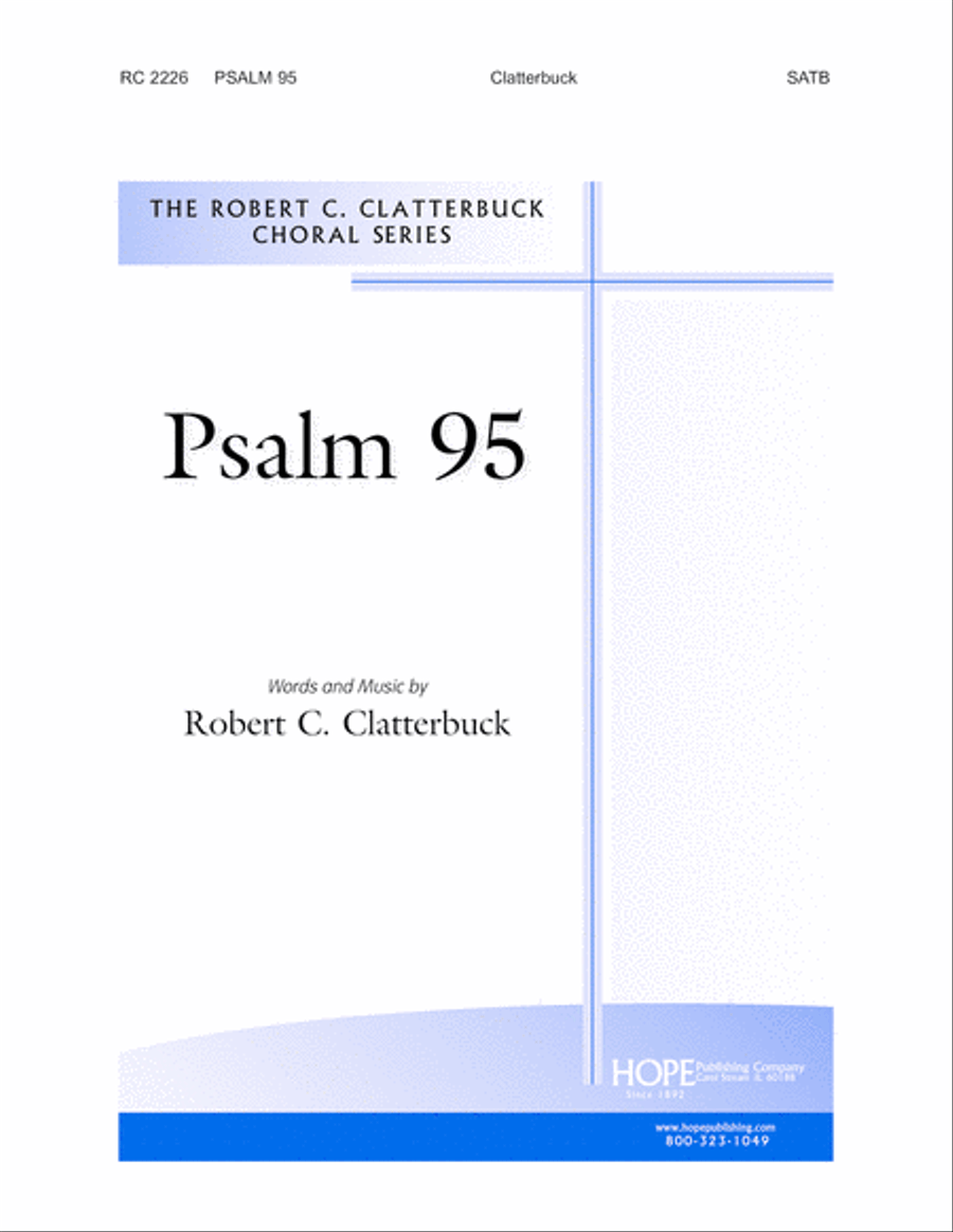 Psalm 95 Psalm 95 Choir scores gallery preview page 1