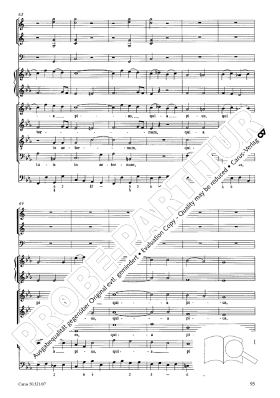 Requiem in C minor Requiem in C minor 4-Part scores gallery preview page 102
