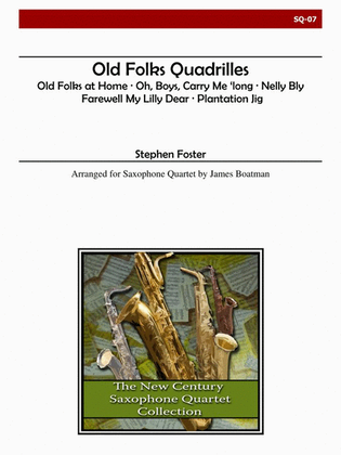Old Folks Quadrilles for Saxophone Quartet
