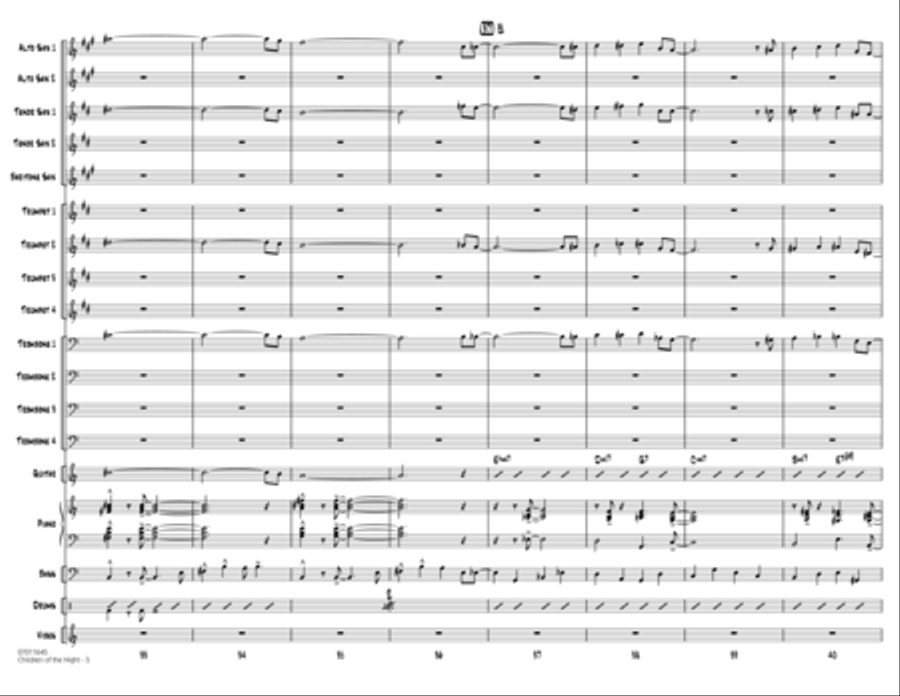 Children of the Night - Conductor Score (Full Score) Conductor Score scores gallery preview page 5