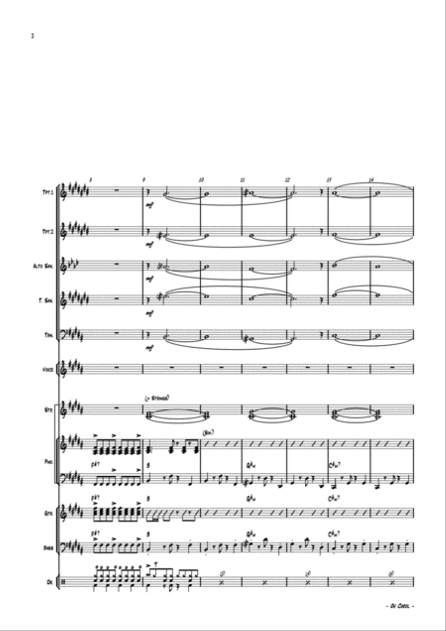 Oh! Carol Large Ensemble scores gallery preview page 4