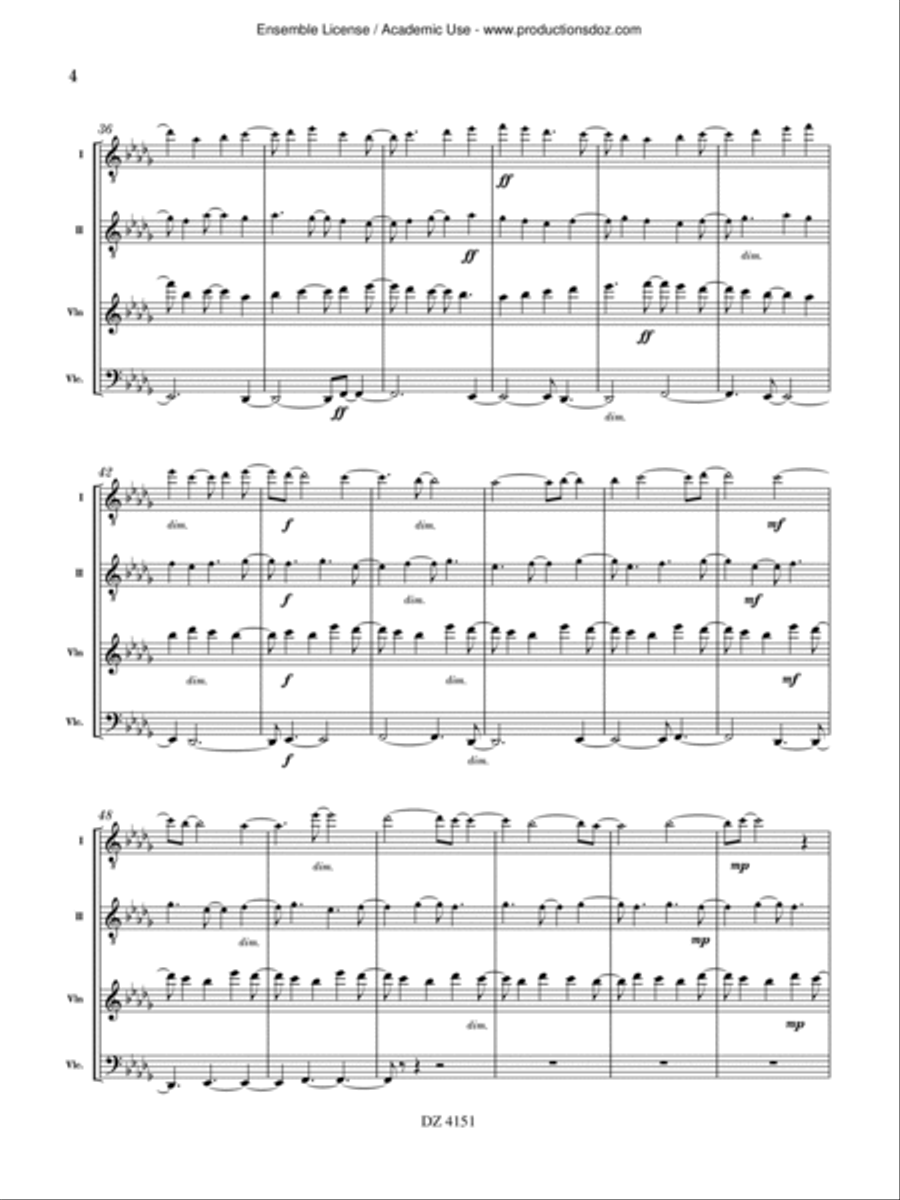Fantaisie No 1 «Mécanique» Cello scores gallery preview page 4