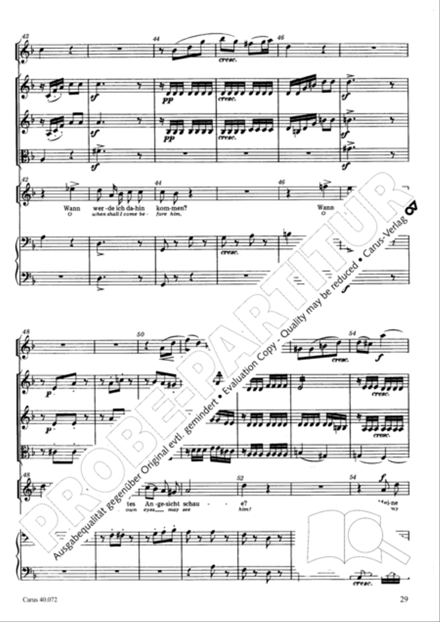 Psalm 42 Psalm 42 4-Part scores gallery preview page 29