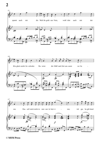 Schubert-Schatzgräbers Begehr,Op.23 No.4,in g minor,for Voice&Piano image number null