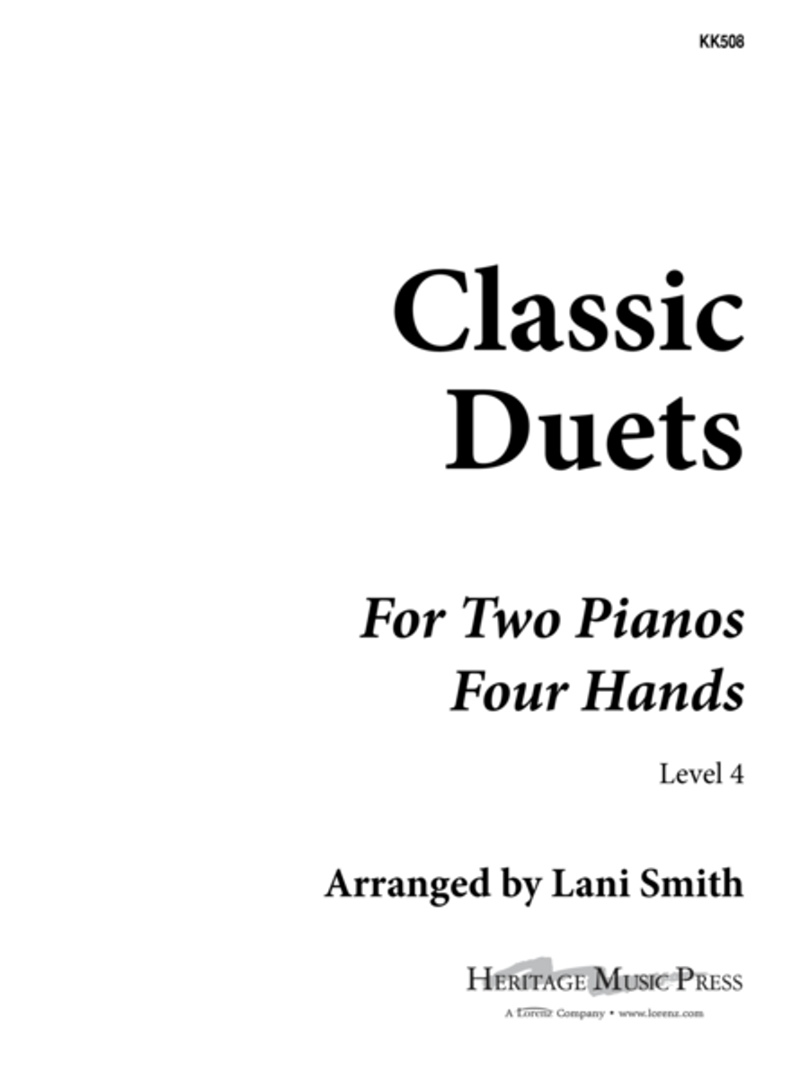 Classic Duets for Two Pianos - Level 4 2 Pianos, 4-Hands scores gallery preview page 1
