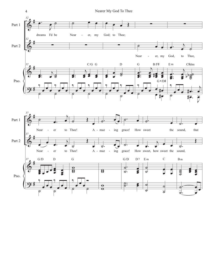 Nearer My God To Thee (with 