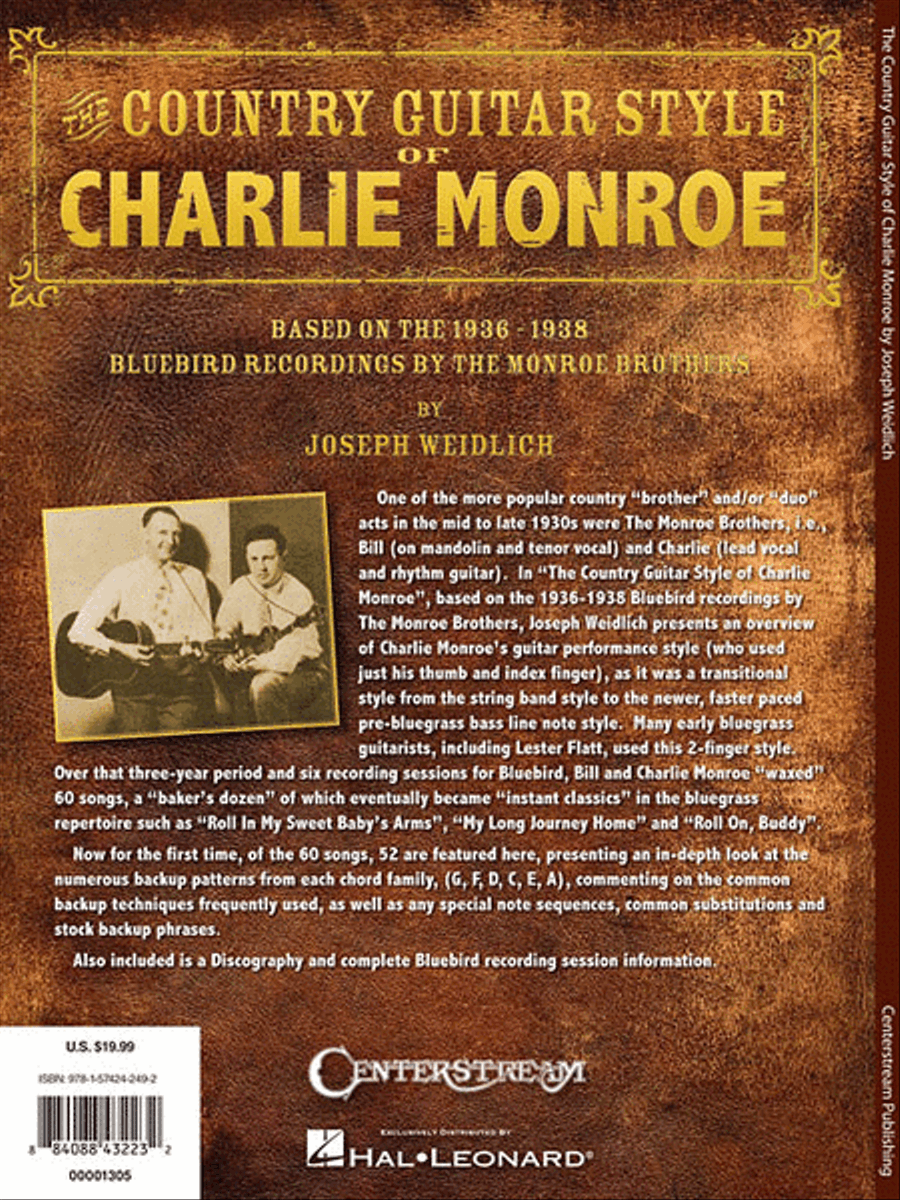 The Country Guitar Style of Charlie Monroe Acoustic Guitar scores gallery preview page 2