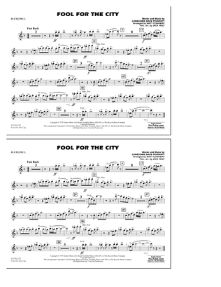 Fool For The City - Flute/Piccolo