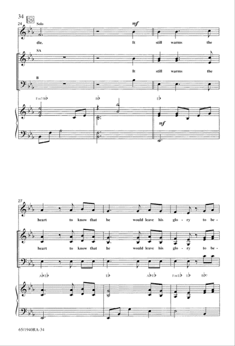 We Will Know Peace 3-Part scores gallery preview page 36