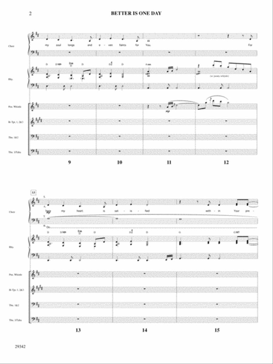 Better Is One Day Choir scores gallery preview page 3