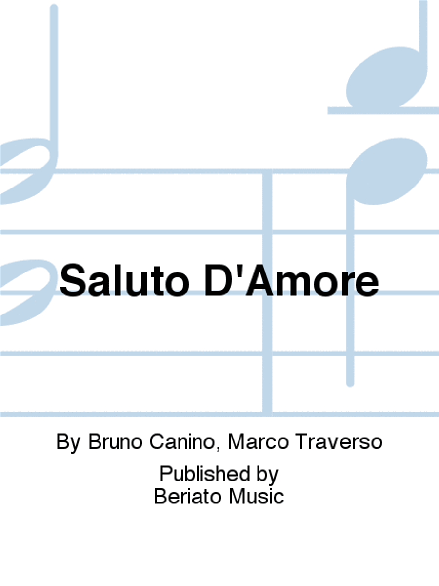 Saluto D'Amore CD scores gallery preview page 1