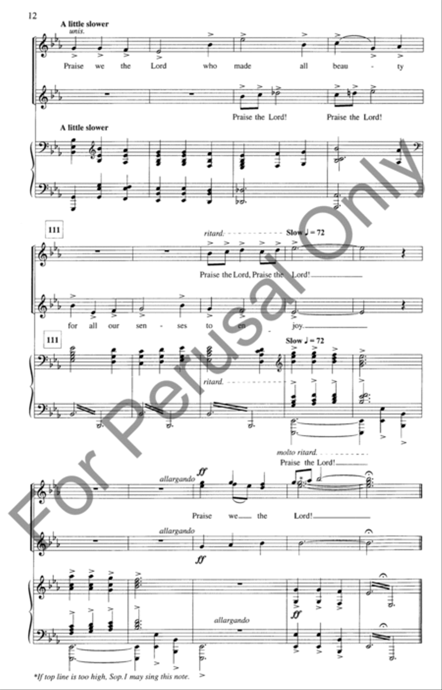 Carol To Beauty (Choral Score) SSAA scores gallery preview page 11