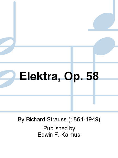 Elektra, Op. 58 - set of parts