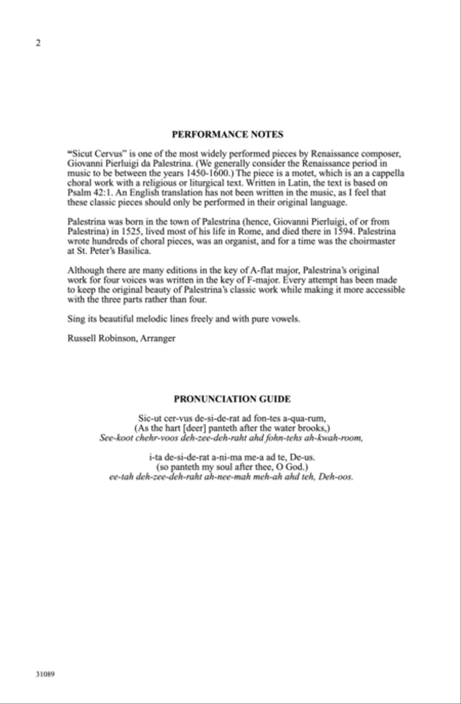 Sicut Cervus 3-Part scores gallery preview page 2