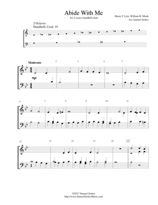 Abide With Me - for 2-octave handbell choir
