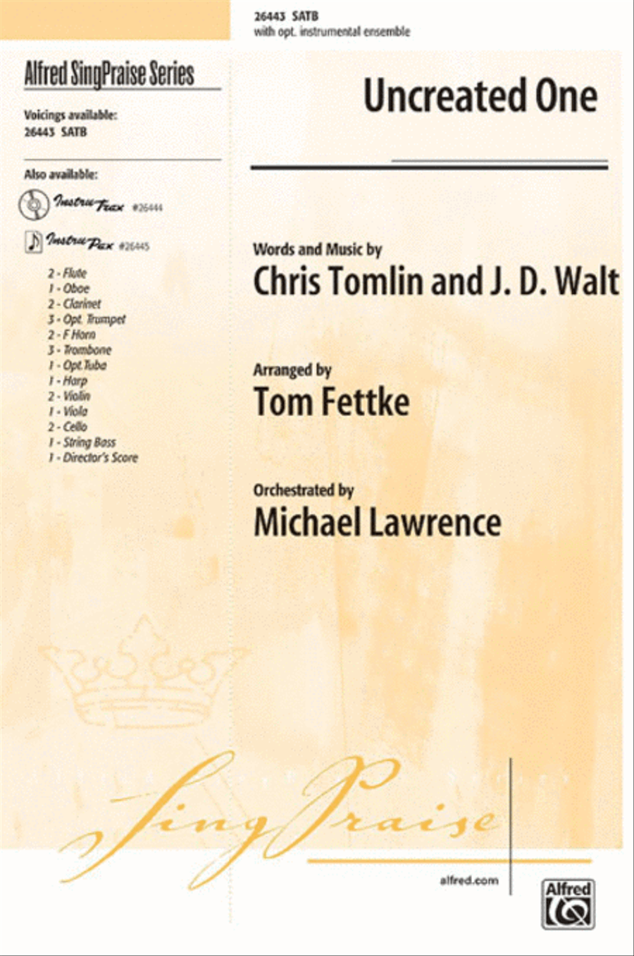 Uncreated One 4-Part scores gallery preview page 1