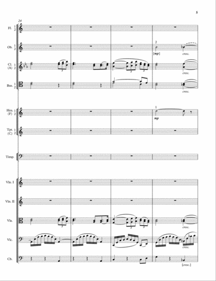 Serenade in A minor (1898) Chamber Orchestra scores gallery preview page 6