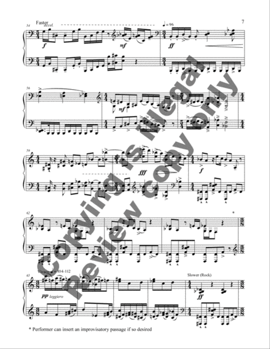 U-Don Rock U-Don Rock Piano Solo scores gallery preview page 7