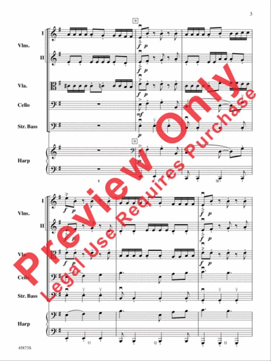 Rogue Rider Rogue Rider String Orchestra scores gallery preview page 3
