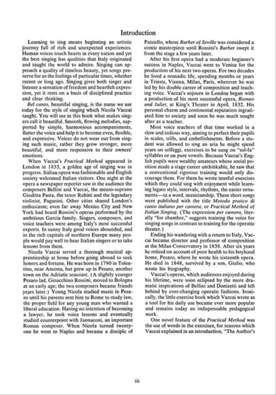 Vaccai: Practical Method of Italian Singing Voice Solo scores gallery preview page 4