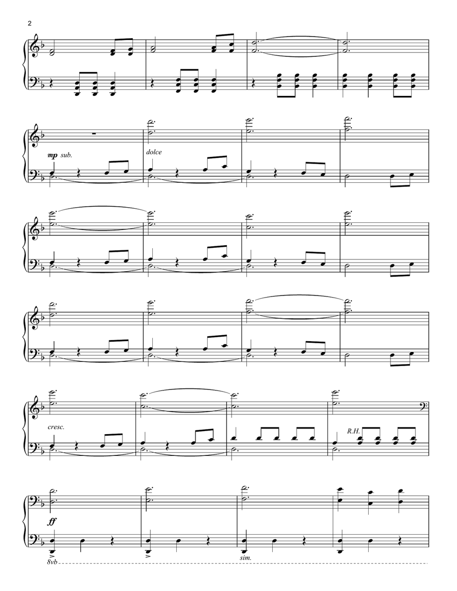 Elder Scrolls IV: Oblivion Piano Solo scores gallery preview page 2