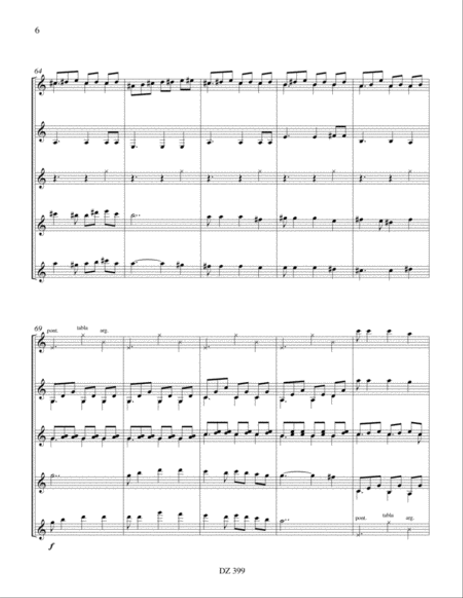 Roumania Guitar Ensemble scores gallery preview page 6