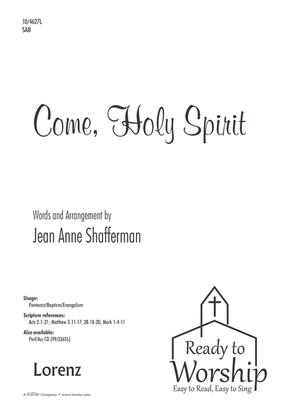 Come, Holy Spirit