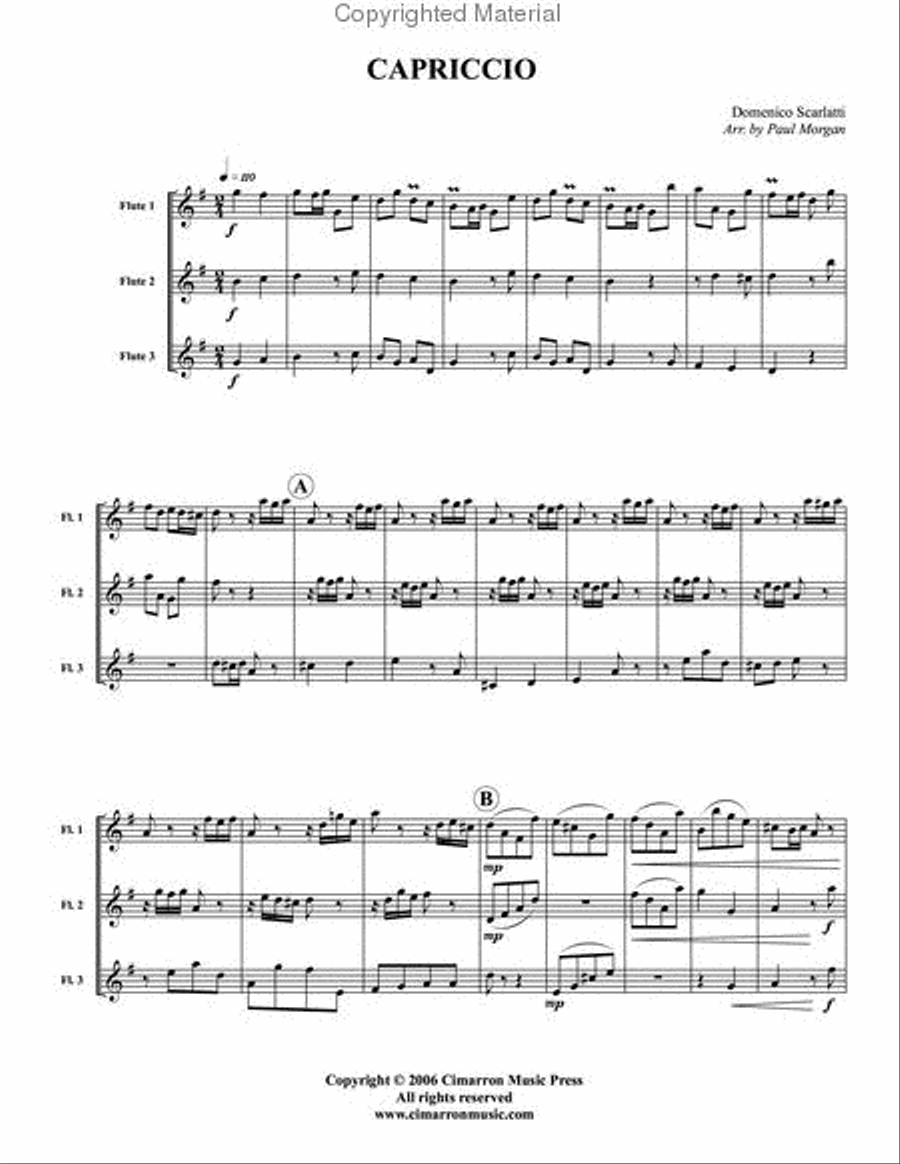 Capriccio Flute Trio scores gallery preview page 2