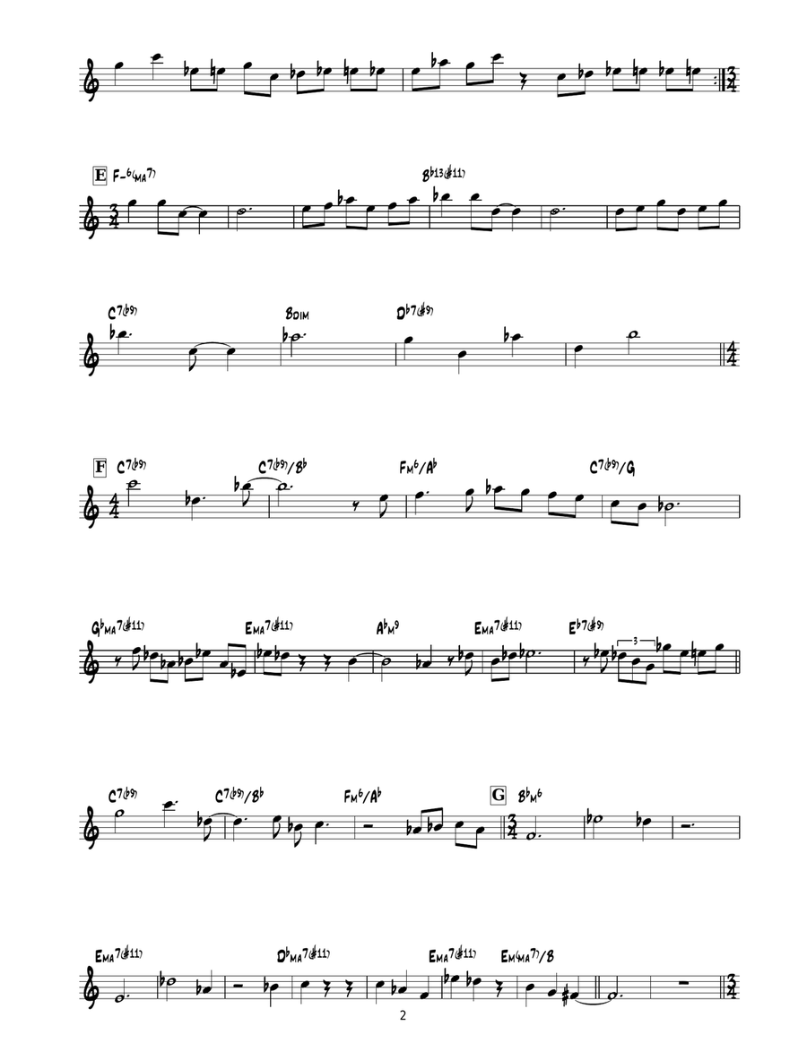 The Wooden Man Sings And The Stone Woman Dances Piano Solo scores gallery preview page 2