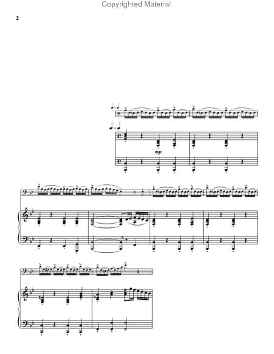 Eyes of Texas - Short Encore Euphonium scores gallery preview page 3