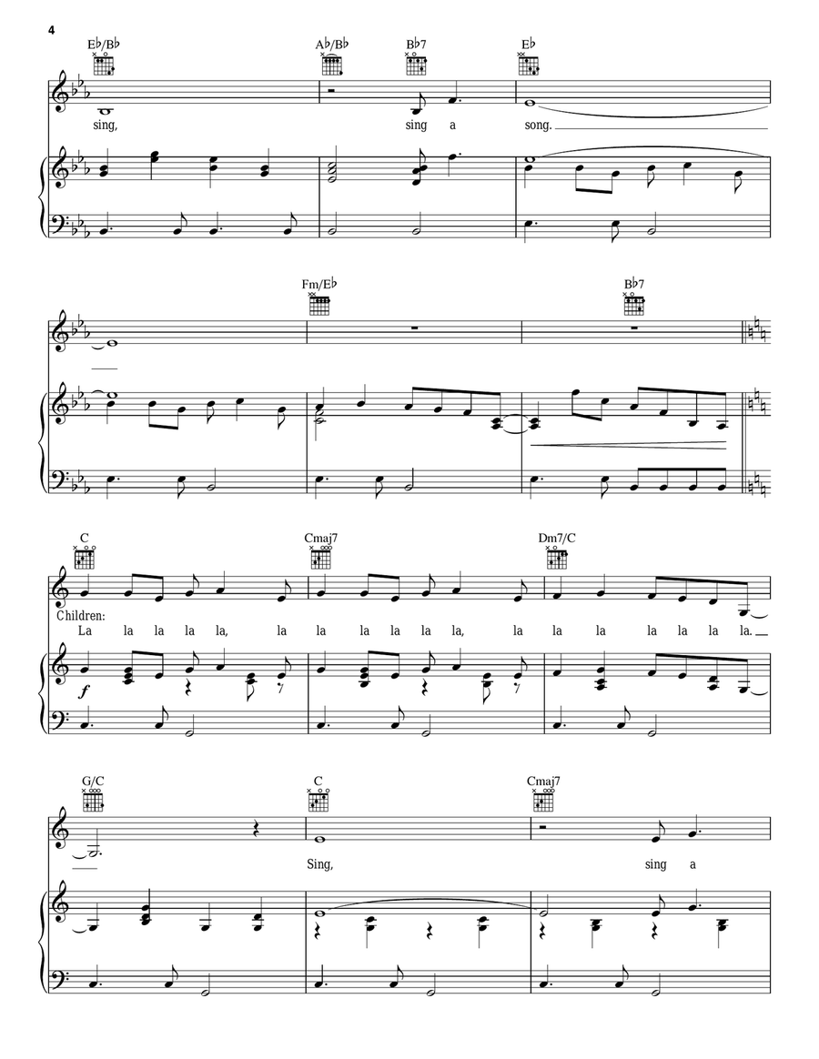 Sing Acoustic Guitar scores gallery preview page 4