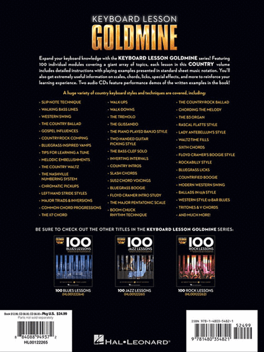 100 Country Lessons 100 Country Lessons Piano Method scores gallery preview page 2
