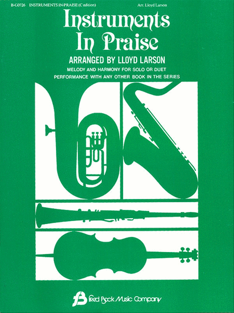 Instruments In Praise - C Instrumental Solos/Duets C Instrument scores gallery preview page 1