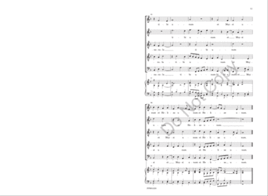 Et post dies sex assumpsit Jesus A Cappella scores gallery preview page 16